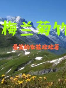 梅兰菊竹图画